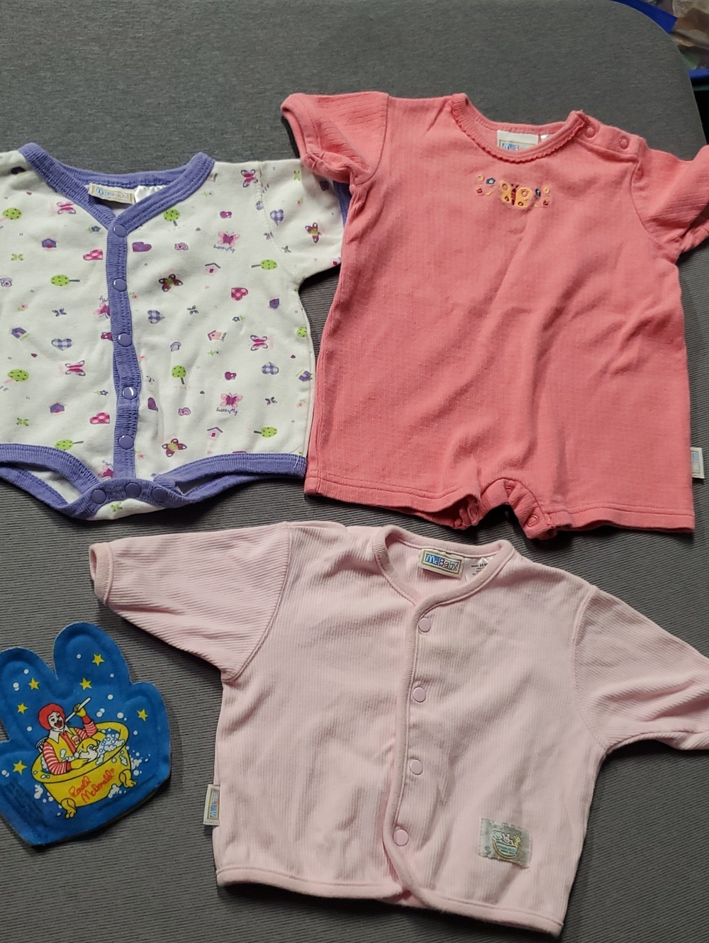 Vintage McDonalds McBaby Girl Clothes 0-3 & 3-6 Months